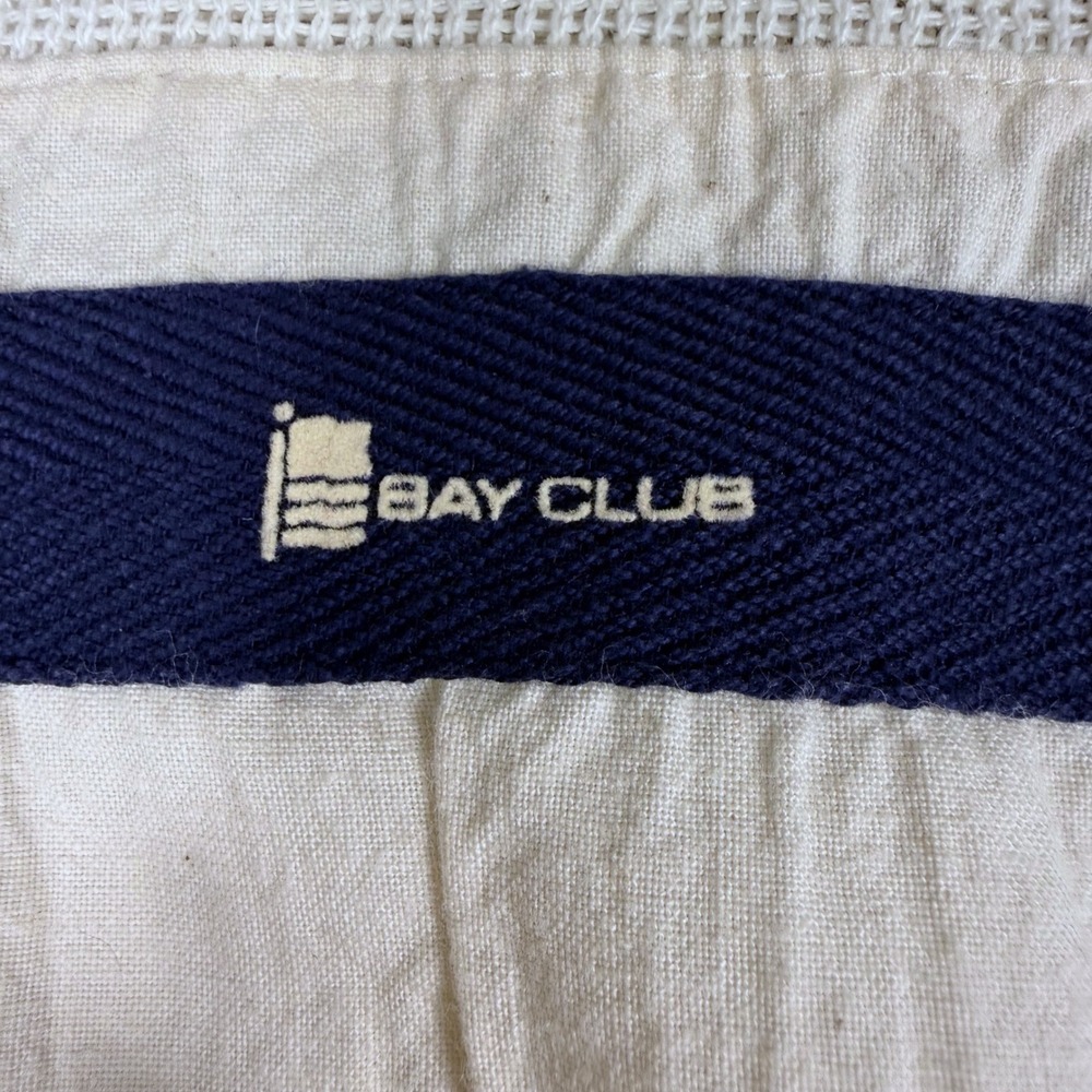 Bay Club Catalina Vintage 2 Piece Set M Cream Mesh Top High Waist Pants Coastal - Picture 13 of 16